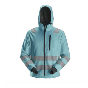 Sudadera con Capucha de Seguridad Reflectante de Alta Visibilidad Clase 3 con Logotipo Personalizado, Chaqueta de Trabajo de Invierno con Cierre de Cremallera de Poliéster para Trabajo en Invierno - Product Image 1