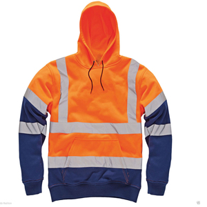 Sweat-shirt de travail haute visibilité réfléchissant pour homme, classe 3 ANSI, fluo néon avec bande réfléchissante - Product Image 2