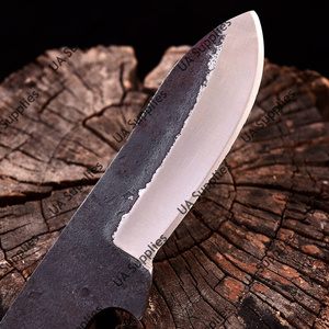 Couteau Skinner EDC en acier au carbone 1095, forgé à la main, aspect vintage, haute qualité, lame vierge Drop Point pour extérieur, personnalisable OEM/ODM, faibles MOQ - Product Image 5