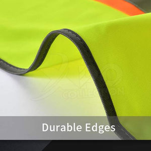 Gilet de sécurité décontracté de classe 2 pour l'automne, avec poches, logo personnalisé, haute visibilité, réfléchissant, imperméable, avec LED clignotante, vêtements de travail - Product Image 5