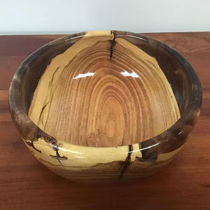 ชุดชามสลัดไม้มะม่วงเคลือบอีพ็อกซี่เรซิ่นคุณภาพดี งานแฮนด์เมด ดีไซน์ทันสมัย เหมาะสำหรับงานแต่งงานและงานเลี้ยง จากอินเดีย - Product Image 1