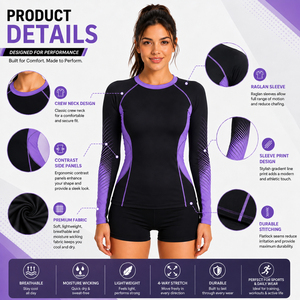 Customizable Design New Model <b>Women</b> <b>Rash</b> <b>Guards</b> <b>For</b> Gym Training Personalized High Quality Bjj <b>Rash</b> <b>Guard</b> in Affordable Price - Product Image 3