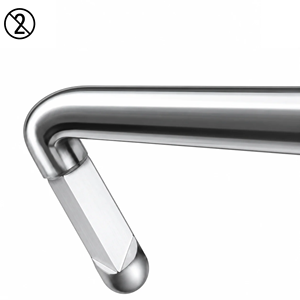 Faca de Cataratas Nagahara de Alta Calidad, para Diestros, de Un Solo Uso, Instrumento Oftálmico Desechable para Cirugía de Cataratas - Product Image 2