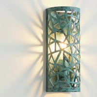 Luminaire mural multifonctionnel de luxe fait main en fer forgé Art Déco 2026, idéal pour la décoration intérieure et comme cadeau islamique