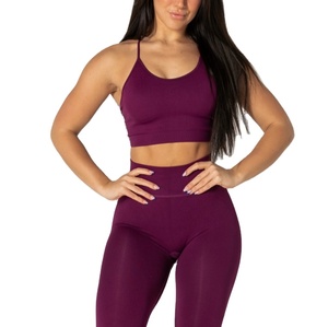 Soutien-gorge de sport avec coussinets amovibles et bretelles réglables Soutien-gorge de sport de marque privée Fournisseur OEM du Pakistan - Product Image 1