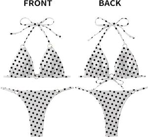 Conjunto de sujetador y braga de algodón sin varillas para mujer, de la mejor calidad, con logotipo personalizado, para chicas jóvenes y sexys. - Product Image 2