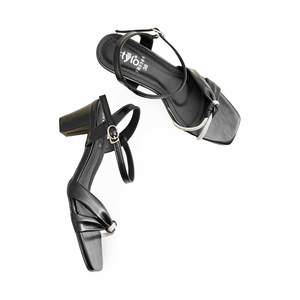 Sandalia de tacón formal negra FR5368 - Product Image 1