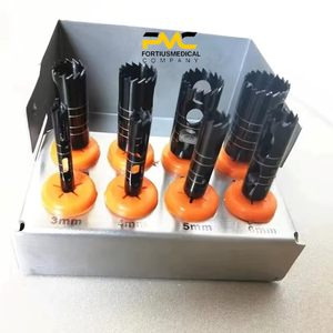 ชุดดอกสว่านตัดฟัน 8 ชิ้น สำหรับเจาะกระดูกยาวในการปลูกถ่ายทางศัลยกรรม ใช้กับเครื่องมือแบบแฮนด์พีซความเร็วต่ำ - Product Image 2