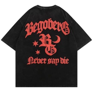 T-shirts pour hommes en coton/polyester imprimés style hip-hop, anti-boulochage, séchage rapide, meilleure qualité, tissu personnalisé - Product Image 3