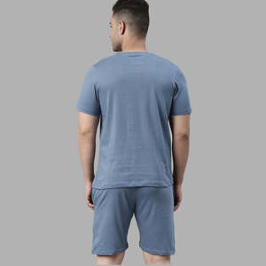 Conjunto Deportivo de Otoño para Hombre, Diseño 2 en 1 con Logotipo Reflectante Personalizado, Pantalones Cortos y Chaqueta, Corte Regular, Ligero, Transpirable, de Poliéster - Product Image 3