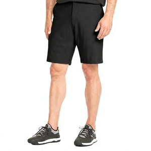 Shorts Bermuda en Coton Oxford Gris Clair pour Homme, Taille Mi-Haute, Fermeture Boutonnée, Style Décontracté avec Poches, Tissu Respirant - Product Image 4