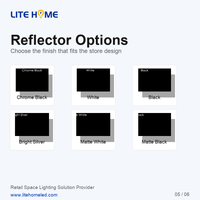 LiteHome Stellar SMD LED Downlight 12W-45W Spot encastré au plafond 2700K IP44 Aluminium Angle de faisceau 60° pour magasin de détail