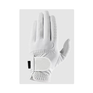 Gant de golf blanc de qualité supérieure pour une performance optimale, un excellent ajustement et une sensation agréable, main gauche, taille moyenne-grande, qualité professionnelle - Product Image 1