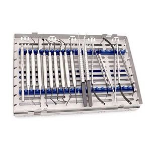 Kit d'instruments dentaires vétérinaires de haute qualité avec boîte, outils de chirurgie buccale de classe I, manuels, en acier inoxydable - Product Image 5