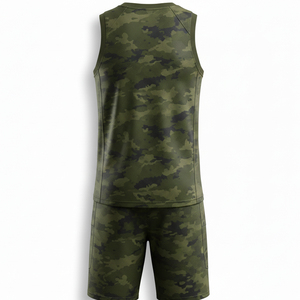 Uniforme de Baloncesto de Alto Rendimiento, Conjunto de Camiseta y Pantalones Cortos que Absorben la Humedad, Color y Talla Personalizables, Ropa de Entrenamiento - Product Image 2