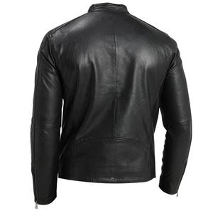 Chaqueta de cuero genuino con cremalleras, diseño de chaqueta de cuero de moda para hombres y adultos, ropa de hombre, gran oferta, moda personalizada para hombres - Product Image 3