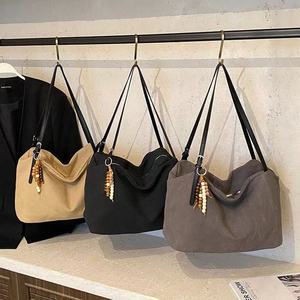 Nouveau sac en toile vintage à la mode pour femmes, résistant à la saleté, résistant à l'usure, grande capacité, bandoulière unique, sac de voyage et de shopping - Product Image 1