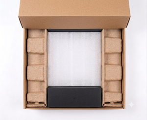 Custom Eco-friendly Recyclable Molded Fiber Packaging Tray Shockproof Protective <b>Insert</b> <b>for</b> Electronic Components Precision - Product Image 1
