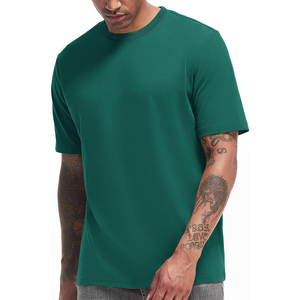 เสื้อยืดคอกลมผู้ชาย แขนสั้น ทรงเข้ารูป สไตล์ลำลอง คอริบบ์ ทันสมัย ใส่ได้หลายโอกาส เสื้อยืดคอกลมสำหรับฤดูร้อน - Product Image 1