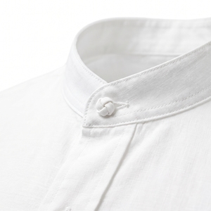Veste de chef blanche à manches longues unisexe en polyester et coton, uniforme de cuisine, vêtements de travail pour restaurant et bar - Product Image 4