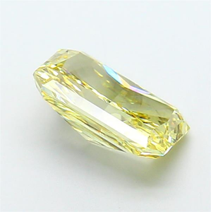 Diamant synthétique de laboratoire de 2,02 carats, taille radiant, jaune intense fantaisie, clarté SI1, excellente taille, certifié IGI, diamant synthétique non monté - Product Image 6