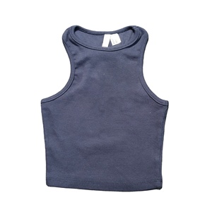 Débardeur d'été pour femme grande taille BD Supplier, couleur unie, coupe classique, design personnalisé, tricoté, 100 % coton, tendance - Product Image 2