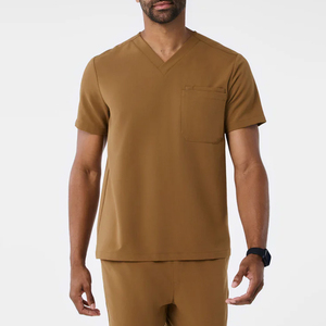 Custom Hospital <b>Doctor</b> Men Scrubs Uniforms Wholesale Scrubs Polyester Uniform <b>Sets</b> - Product Image 3