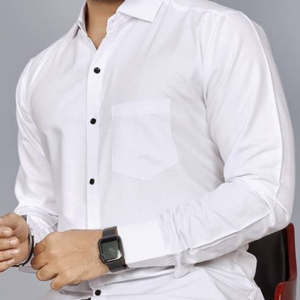 Chemise habillée homme à manches longues infroissable, sans repassage, séchage rapide, collection printemps, 95% polyester, fabricant OEM - Product Image 2