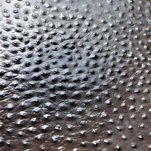 Cuir imprimé autruche de luxe, matériau gaufré pour la fabrication de sacs à main, portefeuilles, ceintures, chaussures, bracelets de montre et équipements de bricolage personnalisés - Product Image 1