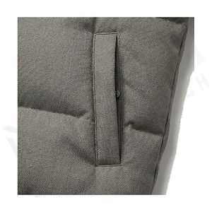 Quilted Jacket Women Winter Stand Collar Full Sleeve Polyester Filling Solid Color Zipper Closure Regular Length - Product Image 5