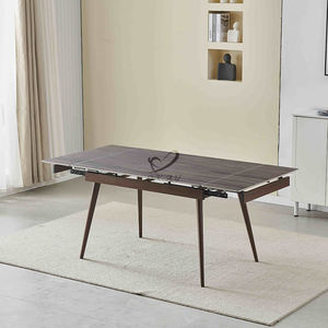 Tavolo da Pranzo Moderno Pieghevole ed Estensibile in MDF per Sala da Pranzo e Cucina - Product Image 4