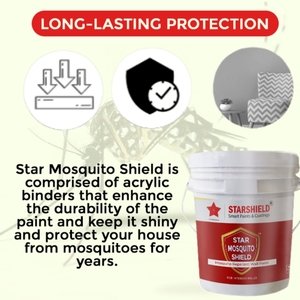 Pintura Avanzada de Protección Contra Mosquitos para Paredes y Techos, Revestimiento Repelente de Insectos para Uso Residencial, Comercial e Institucional - Product Image 4