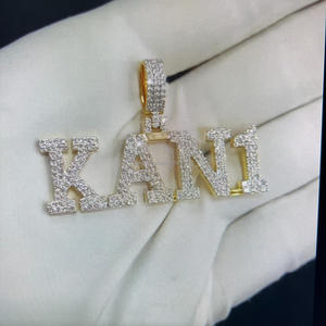 Customizable Rose Gold Diamond Pendant KAN1 VVS Clarity Custom Design Hip Hop Fine Jewelry RB GEMS THG IGI Certified Star Shape - Product Image 3