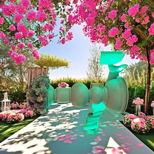 Flor Individual de 30, 40, 50, 60 cm de Altura, Flor Grande y Transparente en Cilindro de 10, 20, 25, 30 cm de Diámetro, Florero Alto para Decoración de Bodas - Product Image 1