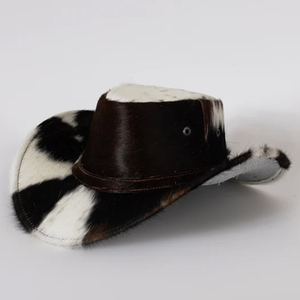 Sombreros de Cuero Vacuno Impermeables Personalizados al por Mayor, de la Mejor Calidad, MOQ Bajo, Color Sólido, Unisex, en Venta - Product Image 4