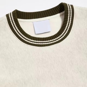 Fabricant de sweat-shirts à col rond pour hommes de qualité supérieure, broderie personnalisée, OEM, coton molletonné, vêtements décontractés, fournisseur pour les États-Unis et l'Europe - Product Image 5