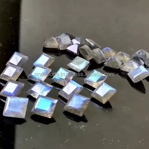 Labradorita azul Natural Flash de 6mm, piedras preciosas sueltas de corte cuadrado facetado, piedras pulidas altas a precio al por mayor, nueva llegada 2025 - Product Image 2