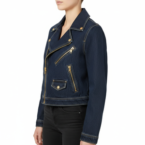 Nouvelle veste en jean pour femmes, veste en jean de haute qualité en toile et peau de mouton pour femmes - Product Image 2