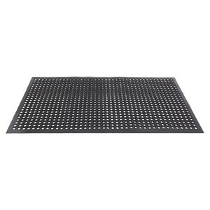 Tappetino Industriale Antifatica Esagonale per Cucina 150x90cm Antiscivolo Drenante in Gomma Multifunzionale Codice 56392233 - Product Image 6