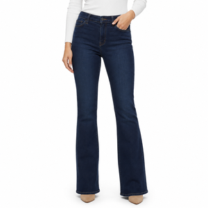 Pantalon en jean baggy oversize, vente en gros, jeans droits personnalisés pour femme, jean slim fit 2026 pour femme - Product Image 5