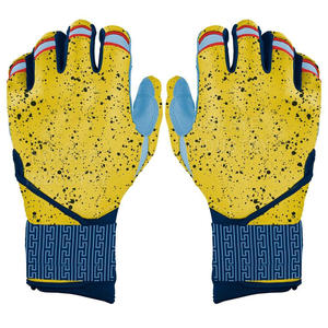 Gants de frappeur de baseball personnalisés professionnels pour l'entraînement au softball et au baseball, prix de gros, gants de frappeur en cuir à haute adhérence - Product Image 2