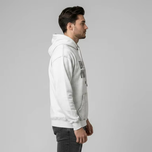 Sudadera con Capucha para Hombre, Lavado Ácido, Invierno, Color Sólido, 100% Poliéster, Impresión Digital Personalizada, Ecológica - Product Image 3