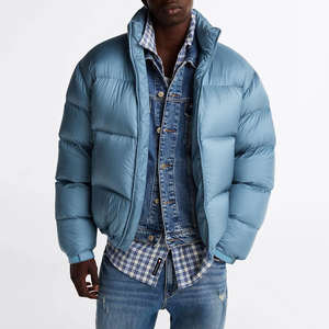 Veste d'hiver pour homme de haute qualité, personnalisée OEM, légère, à capuche, coupe-vent, parka rembourrée, veste matelassée - Product Image 1