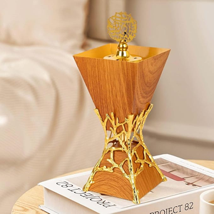 Brûleur d'encens Bakhoor artisanal de qualité supérieure, design arabe, religieux, écologique, personnalisable pour l'arôme de la maison et la décoration traditionnelle - Product Image 1