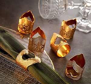 Minimal Design Metal Napkin Ring Suitable For Modern Dining <b>Tables</b> And Stylish Interior Decor Themes - Product Image 3