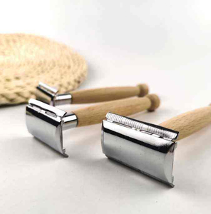 Rasoir à double tranchant réutilisable en acier inoxydable, rasoir durable pour le soin de la barbe, pour usage professionnel et personnel - Product Image 5