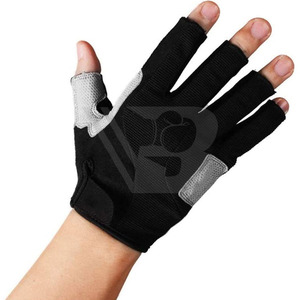 Guantes Deportivos de Cuero Transpirables, Ligeros y de Alto Rendimiento, Sin Dedos, Antideslizantes, para Hombres y Mujeres, para Gimnasio y Fitness - Product Image 4