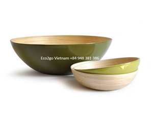 แผ่นหมุนไม้ไผ่ธรรมชาติย่อยสลายได้ใช้ซ้ำได้ใช้ซ้ำได้สำหรับ Eco2go สวนจากเวียดนาม - Product Image 4