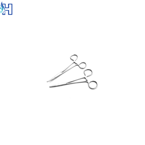 Pinzas Hemostáticas Quirúrgicas Rectas y Curvas de Acero Inoxidable - Product Image 1