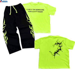 Ensemble de survêtements de haute qualité pour hommes, tenue de sport à manches courtes, ensemble d'été unisexe, confortable pour le jogging, 2 pièces pour couple. - Product Image 3